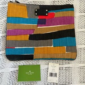 Kate Spade Adrianne Gallery Row Canvas
Clutch Multicolor. LNC